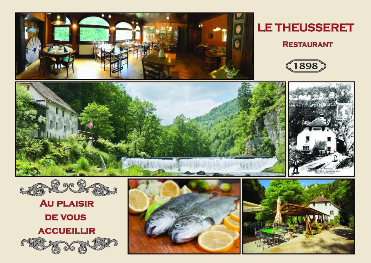 Отель Restaurant Le Theusseret Goumois Экстерьер фото